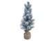Zasněžený vánoční stromek v jutě Fleur Fir Snow - 45cm Chic Antique