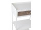 Bílý antik kovový policový regál se šuplíkem Valio White - 54*38*140cm J-Line by Jolipa