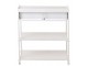 Bílý antik kovový konzolový stůl se šuplíky Valio White - 75*38*84cm J-Line by Jolipa