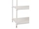 Bílý antik kovový konzolový stůl se šuplíky Valio White - 75*38*84cm J-Line by Jolipa