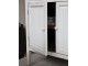 Bílá antik dřevěná komoda s dvířky Old French Satin - 83*41*92cm Chic Antique