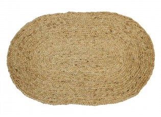 Přírodní jutový oválný koberec Nio - 75*45*1cm