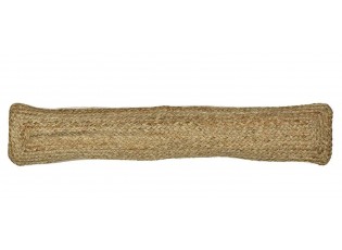 Přírodní jutový dlouhý polštář k oknu a ke dvěřím - 20*85*10cm