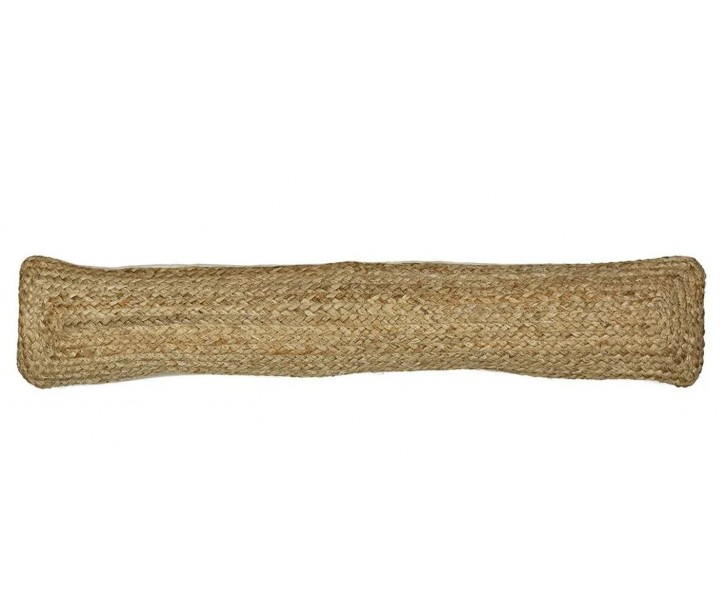 Přírodní jutový dlouhý polštář k oknu a ke dvěřím - 20*85*10cm Mars & More 
