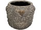 Bronzovo - hnědý antik obal na květináč Topf - 22*22*19 cm Exner