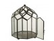 Černý kovový domácí skleník Terrarium - 23*23*30cm J-Line by Jolipa