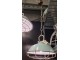 Zelené závěsné kovové světlo Milan vintage green - Ø 44*36 cm Collectione
