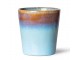 Modrý retro hrnek na kávu Coffee 70s Lagune - Ø7,5*8cm / 180ml HKLIVING
