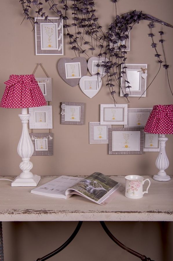 Červené bavlněné stínidlo s mašlí a puntíky - Ø 25*16 cm / E27 Clayre & Eef Červené bavlněné stínidlo s mašlí a puntíky - Ø 25*16 cm / E27 Clayre & Eef