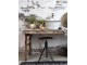 Bronzová antik kovová lucerna Candle house - 20*20*33cm Chic Antique