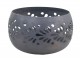 Zinkový antik svícen na úzkou svíčku Miebo - Ø 7,5*5 cm Chic Antique