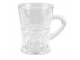 Transparentní skleněný hrnek na nápoj - 6*8*8 cm / 95 ml Clayre & Eef