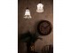 Bílá závěsná tiffany lampa Joanne - Ø 15*115 cm E14/max 1*25W Clayre & Eef