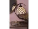 Krémová stolní lampa Tiffany Millie - 28*20*41 cm E14/max 1*25W Clayre & Eef