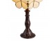 Béžová stolní lampa Tiffany Bloom - 21*21*38 cm E14/max 1*25W Clayre & Eef