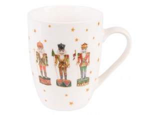 Porcelánový vánoční hrnek s Louskáčky Happy Little Christmas - 12*8*10 cm / 300 ml