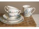 Porcelánový šálek s podšálkem a květy - 12*10*6 cm / Ø 15*2 cm / 250 ml Clayre & Eef