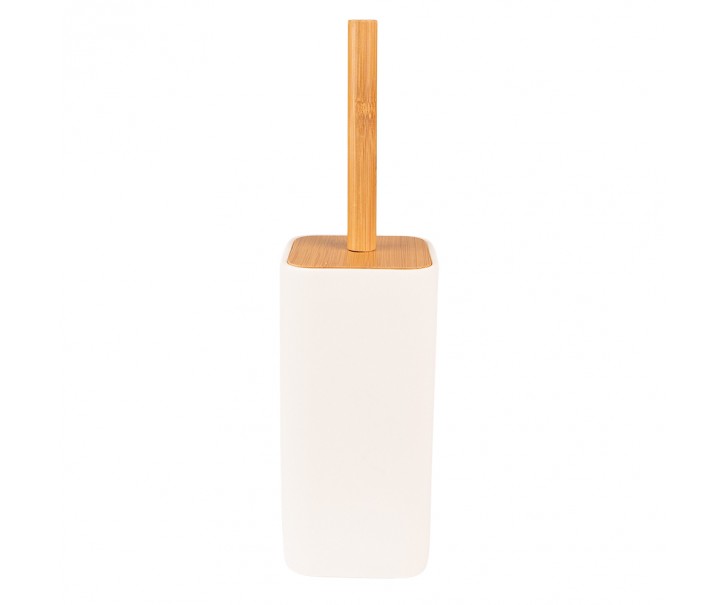 Keramický WC držák na kartáč Dao - 9*9*34 cm Clayre & Eef