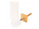 Keramický WC držák na kartáč Dao - 9*9*34 cm Clayre & Eef