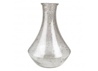 Skleněná transparentní foukaná váza Sandy - Ø 22*30 cm