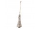 Přírodní dřevěná antik závěsná dekorace - Ø 6*16 cm Clayre & Eef