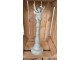 Béžový antik kovový svícen ArtFerro s jelenem - 13,5*13,5*37cm Exner