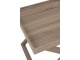 Hnědý dřevěný odkládací stolek s podnosem Butlertray - 52*52*46cm J-Line by Jolipa