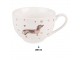 Porcelánový šálek s podšálkem s jezevčíkem Dachshund Love - 12*9*6cm / 200 ml Clayre & Eef