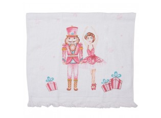 Froté ručník s Louskáčkem a baletkou Pastel Nutcracker - 40*66 cm