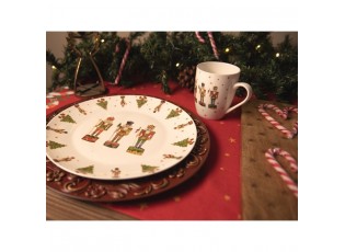 Porcelánový vánoční hrnek s Louskáčky Happy Little Christmas - 12*8*10 cm / 300 ml