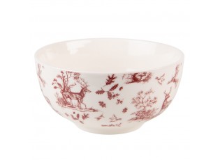 Porcelánová miska na polévku Pretty Forest - Ø 14*7 cm / 500 ml