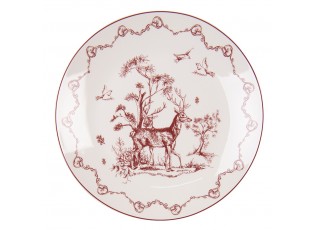 Porcelánový dezertní talíř Pretty Forest - Ø 20*2 cm