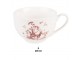 Porcelánový šálek s podšálkem Pretty Forest - 12*9*6 cm / Ø 14*2 cm / 200 ml Clayre & Eef