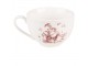 Porcelánový šálek s podšálkem Pretty Forest - 12*9*6 cm / Ø 14*2 cm / 200 ml Clayre & Eef