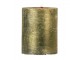 Zlatá metalická svíčka Gold S - 7*7*10 cm Mars & More 