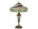 Stolní lampa Tiffany Destini - 46x60 cm E27/max 2x60W Clayre & Eef