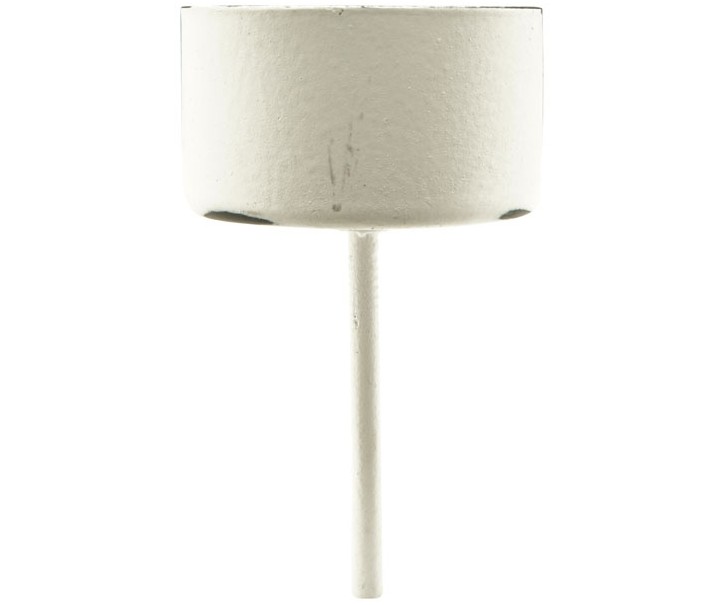 Bílý antik zápich na čajovou svíčku - Ø 4,2*9 cm Exner