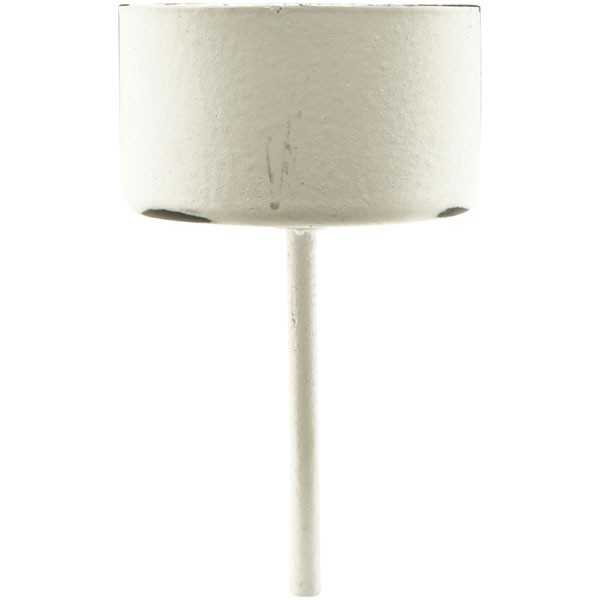 Bílý antik zápich na čajovou svíčku - Ø 4,2*9 cm Exner Bílý antik zápich na čajovou svíčku - Ø 4,2*9 cm Exner
