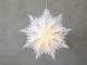 Krémová papírová hvězda Vintage Paper Star v dárkové krabičce - 54*23*54cm Chic Antique