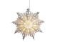 Krémová papírová hvězda Vintage Paper Star v dárkové krabičce - 54*23*54cm Chic Antique