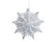 Krémová papírová hvězda Vintage Paper Star v dárkové krabičce - 54*23*54cm Chic Antique