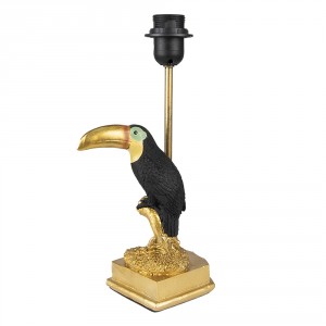 Zlato-černá noha stolní lampy Toucan gold - 14*10*31 cm