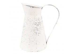 Béžový dekorační plechový džbán Fun Antique - 20*15*24 cm