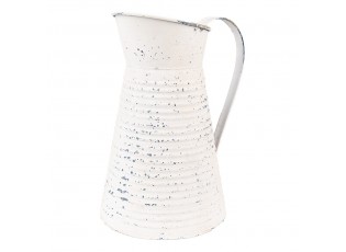 Béžový dekorační plechový džbán Fun Antique - 20*15*24 cm