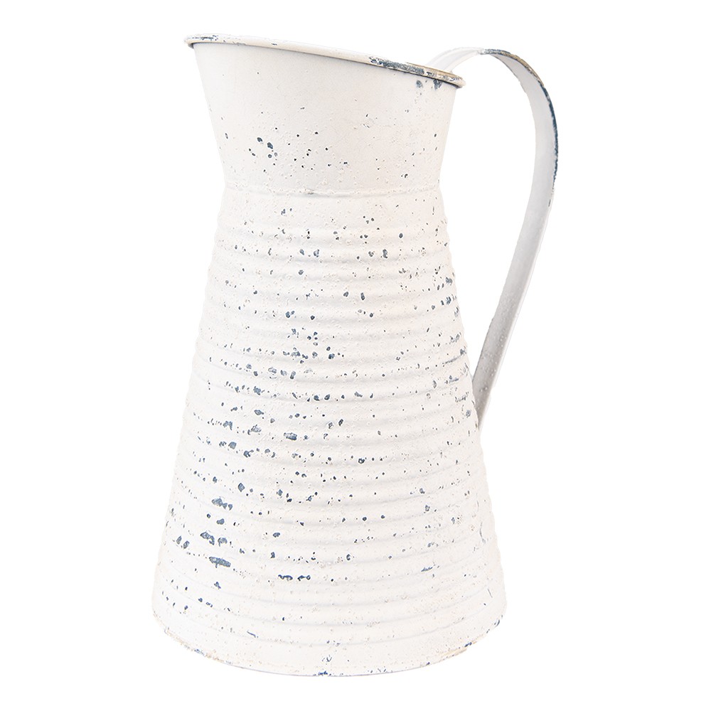 Béžový dekorační plechový džbán Fun Antique - 20*15*24 cm Clayre & Eef Béžový dekorační plechový džbán Fun Antique - 20*15*24 cm Clayre & Eef