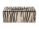 Kožený zásobník na papírové kapesníky Zebra - 25*14*9 cm Mars & More 