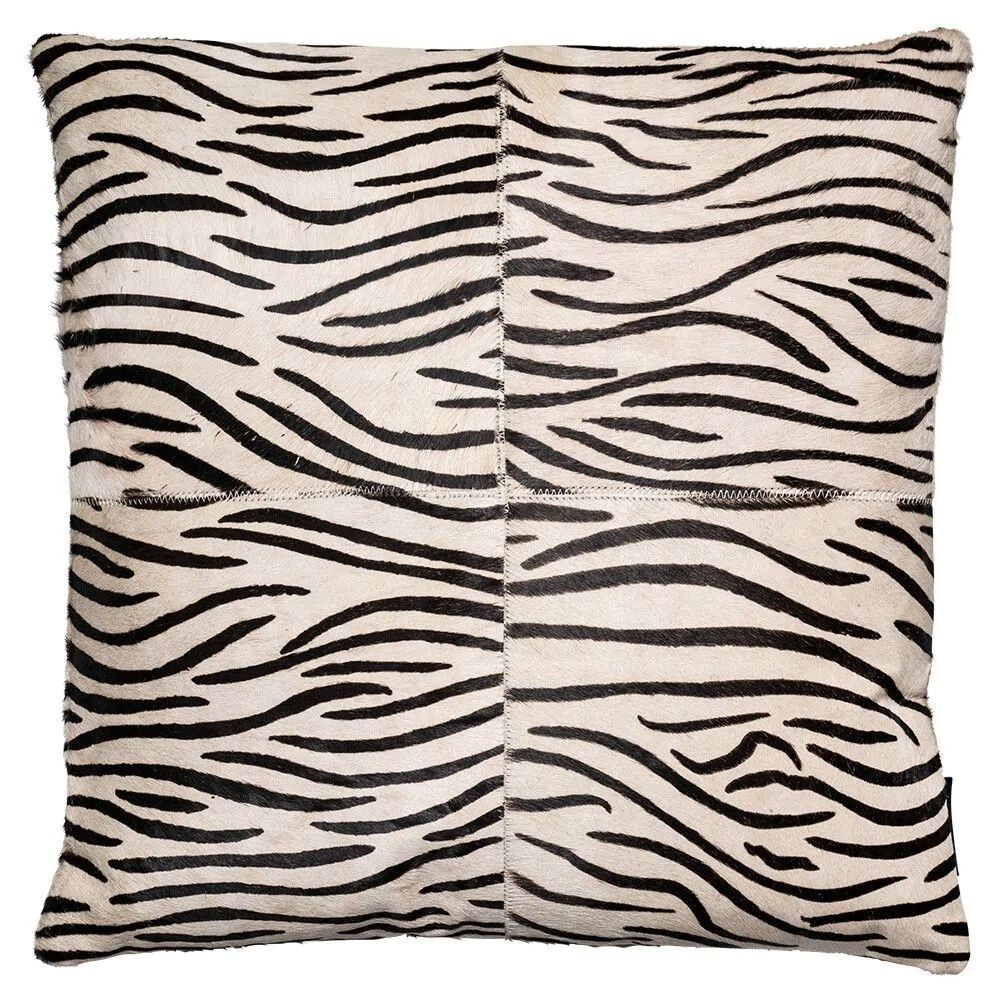Kožený polštář s výplní Zebra (bos taurus taurus) - 45*45*15cm Mars & More Kožený polštář s výplní Zebra (bos taurus taurus) - 45*45*15cm Mars & More