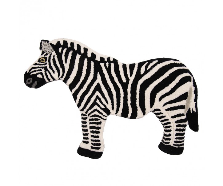 Vlněný kusový koberec Zebra - 60*90*2 cm Clayre & Eef