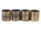 Bronzový antik svícen na úzkou svíčku s magnetem Mao - Ø 2*2,5cm Chic Antique