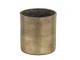 Bronzový antik svícen na úzkou svíčku s magnetem Mao - Ø 2*2,5cm Chic Antique